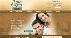 Desktop Screenshot of hunterscreekdental.com