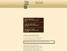 Tablet Screenshot of hunterscreekdental.com